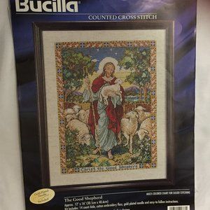 Counted Cross Stitch Kit 'The Good Shepard' #41788